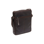 Brown Leather Crossbody Bag Montira, detail view 5