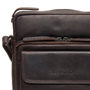 Brown Leather Crossbody Bag Montira, product view 3
