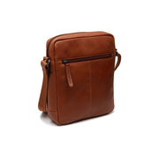 Cognac Leather Crossbody Bag Montira, detail view 5