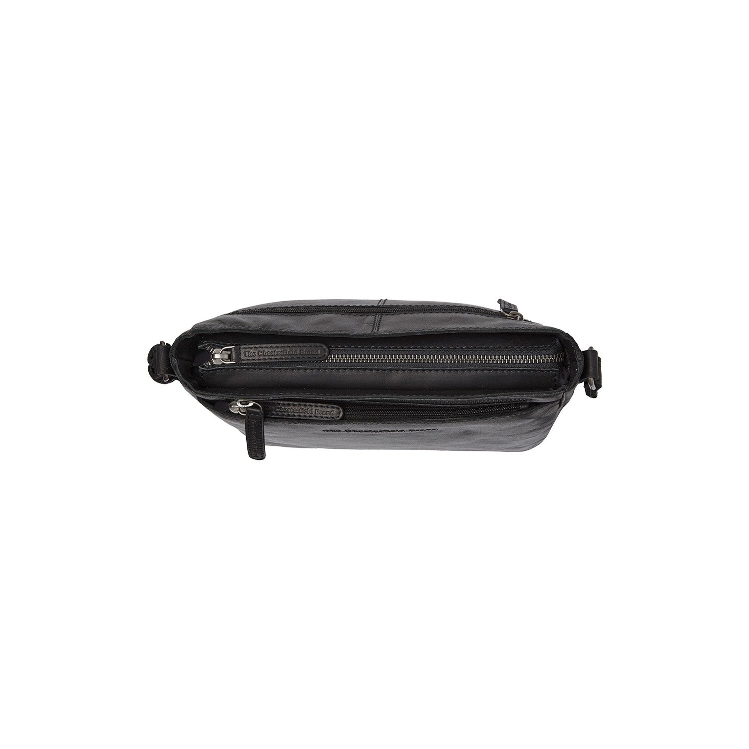 Black Leather Crossbody Bag Mumbai, product view 2