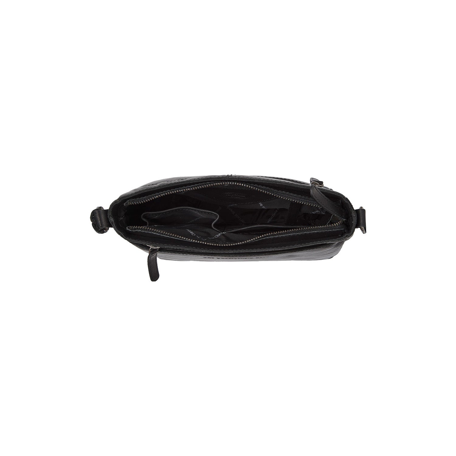 Black Leather Crossbody Bag Mumbai, product view 3