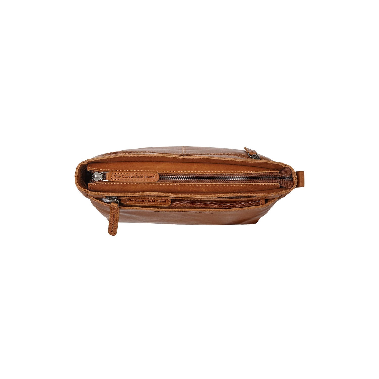 Cognac Leather Crossbody Bag Mumbai, product view 2