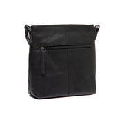 Black Leather Crossbody Bag Navene, detail view 4