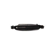 Black Leather Crossbody Bag Navene, product view 3
