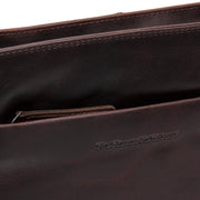 Brown Leather Crossbody Bag Navene, product view 2