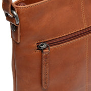 Cognac Leather Crossbody Bag Navene, detail view 3