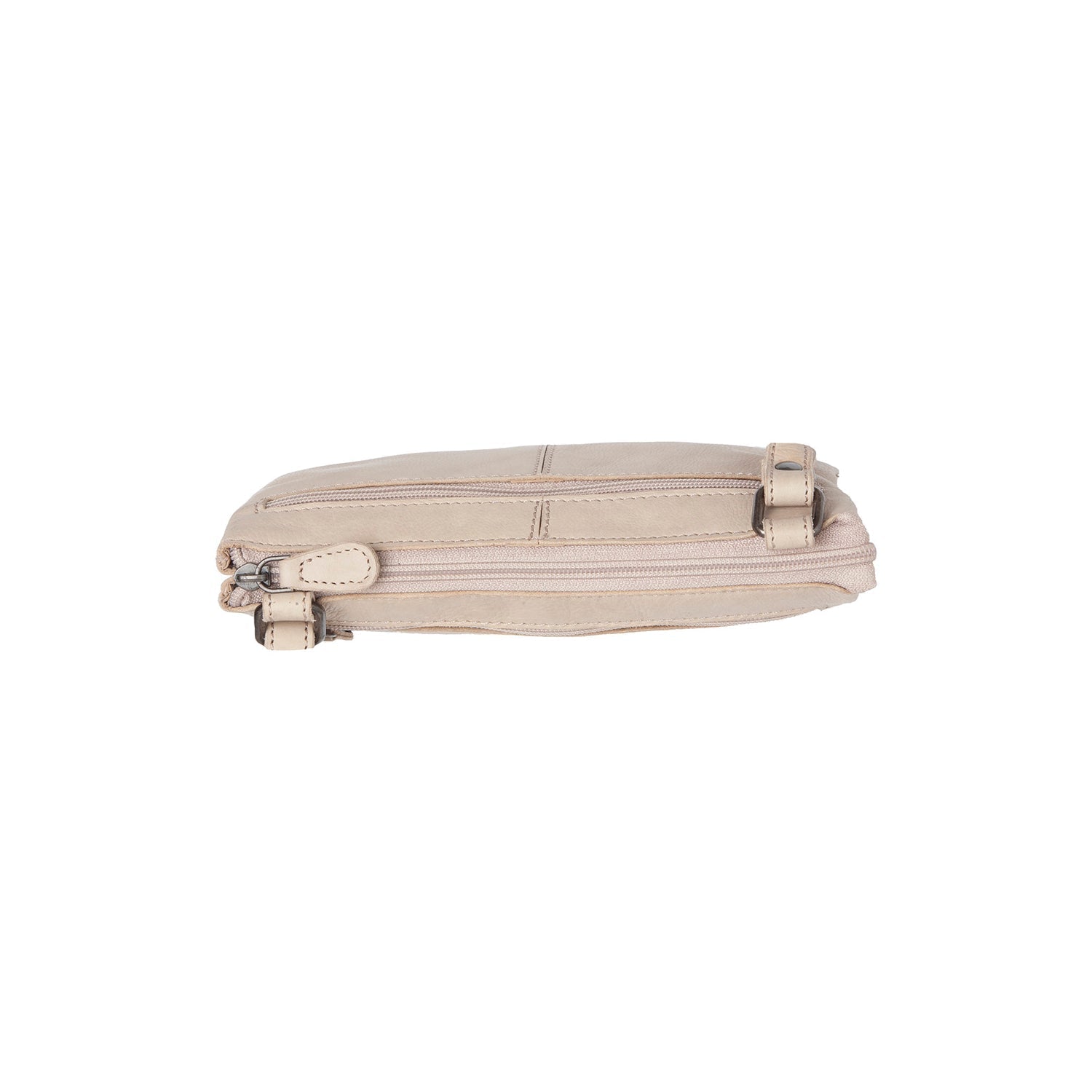 Beige Leather Crossbody Bag Osaka, product view 3