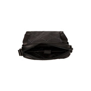 Black Leather Crossbody Bag Raphael, detail view 1