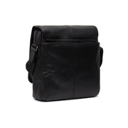 Black Leather Crossbody Bag Raphael, detail view 5