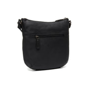 Black Leather Crossbody Bag Redding, detail view 4