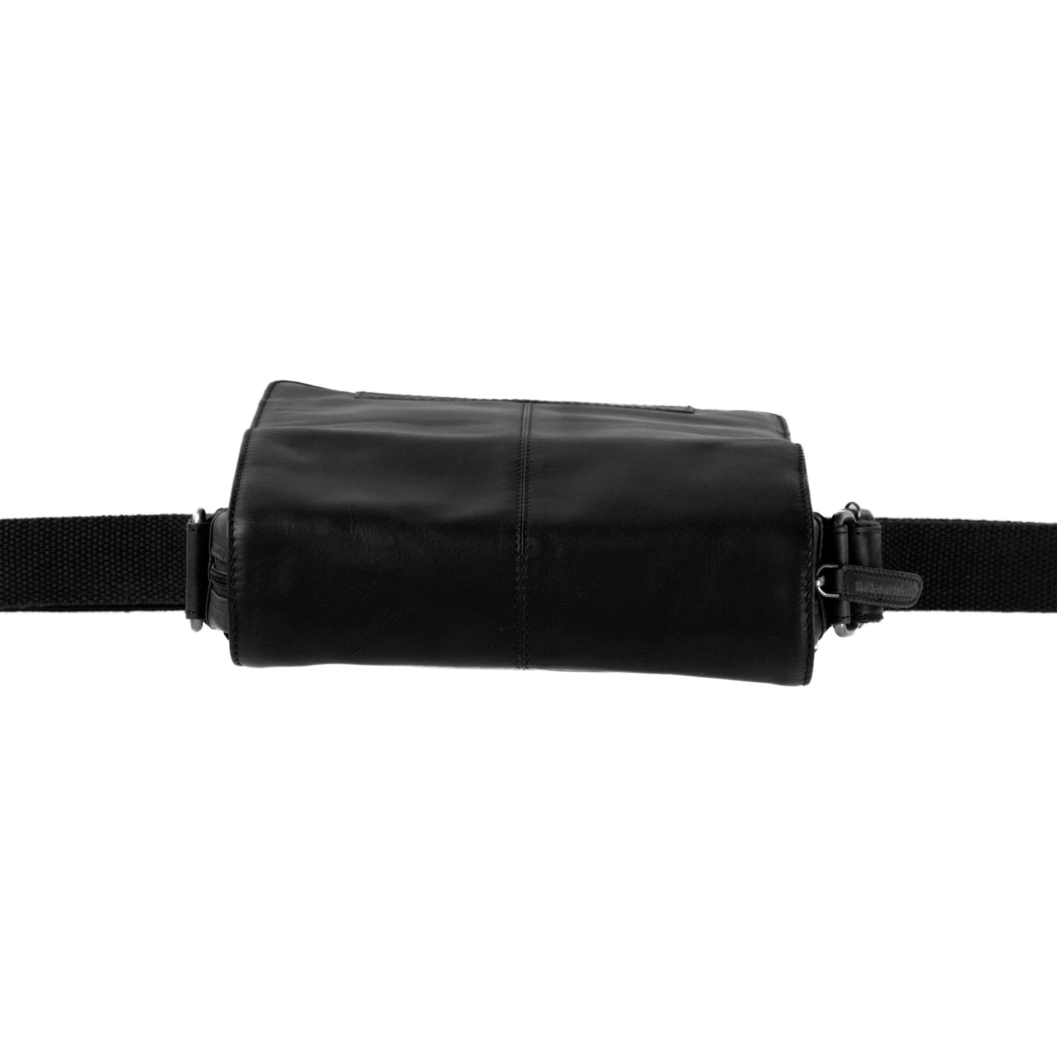 Black Leather Crossbody Bag Remy, detail view 3