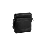 Black Leather Crossbody Bag Remy, detail view 4