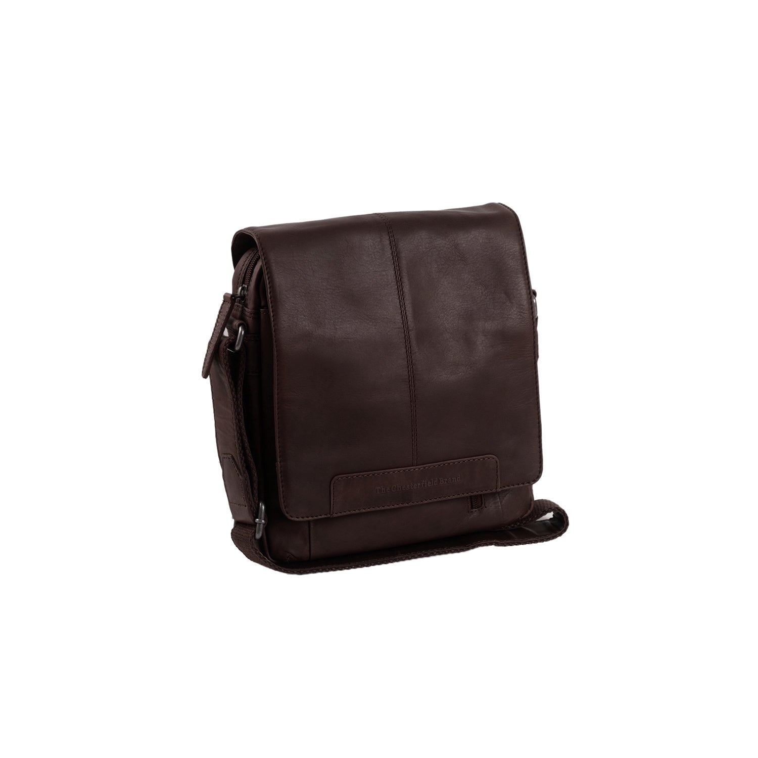 Brown Leather Crossbody Bag Remy, front view