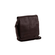 Brown Leather Crossbody Bag Remy, front view