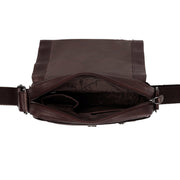 Brown Leather Crossbody Bag Remy, product view 2
