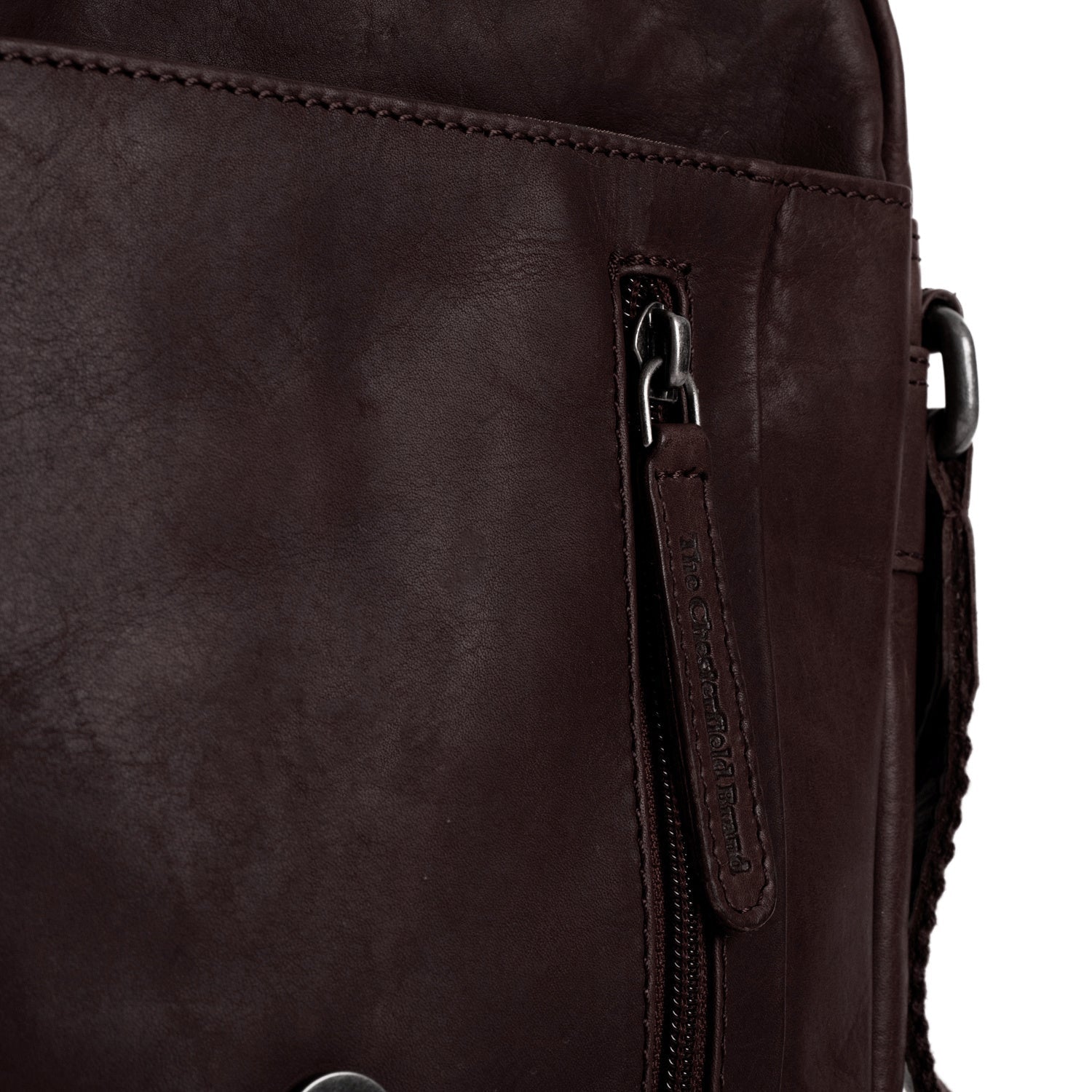Brown Leather Crossbody Bag Remy, product view 3