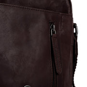 Brown Leather Crossbody Bag Remy, product view 3