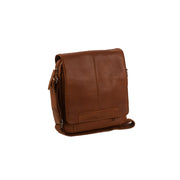 Cognac Leather Crossbody Bag Remy, front view