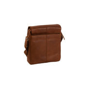 Cognac Leather Crossbody Bag Remy, product view 3