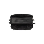 Black Leather Crossbody Bag Rovon, detail view 4