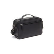 Black Leather Crossbody Bag Rovon, detail view 6