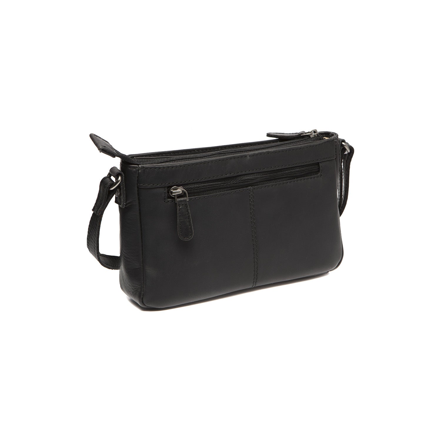 Black Leather Crossbody Bag Southampton, detail view 3
