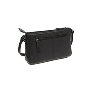 Black Leather Crossbody Bag Southampton, detail view 3