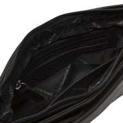 Black Leather Crossbody Bag Southampton, product view 2