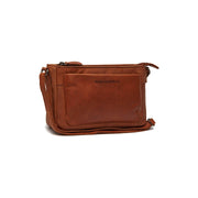 Cognac Leather Crossbody Bag Southampton, front view