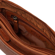 Cognac Leather Crossbody Bag Southampton, product view 2