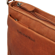 Cognac Leather Crossbody Bag Southampton, product view 3