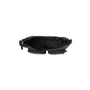 Black Leather Crossbody Bag Valenora, detail view 1