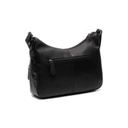 Black Leather Crossbody Bag Valenora, detail view 4
