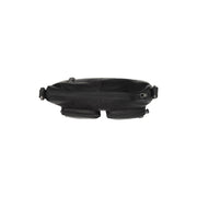 Black Leather Crossbody Bag Valenora, product view 3