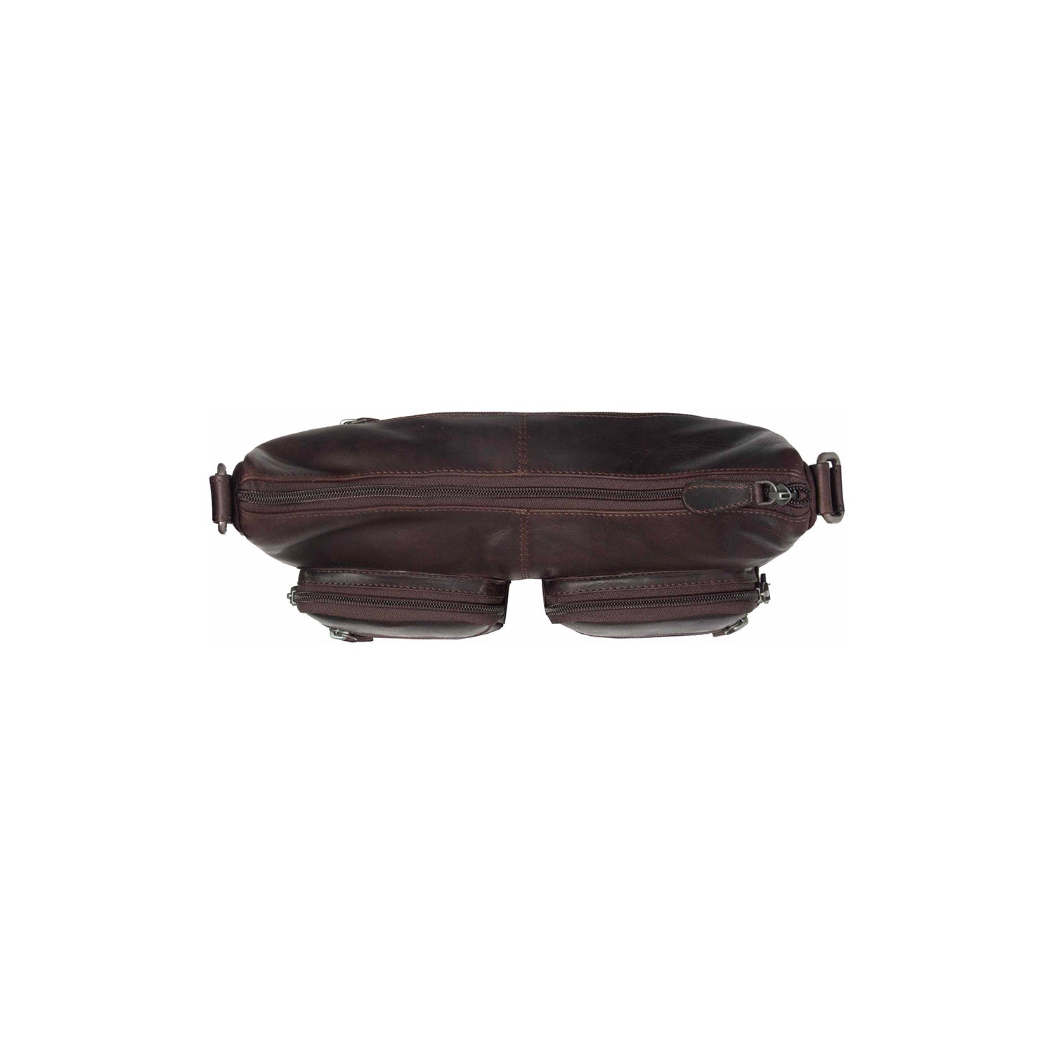 Brown Leather Crossbody Bag Valenora, detail view 1