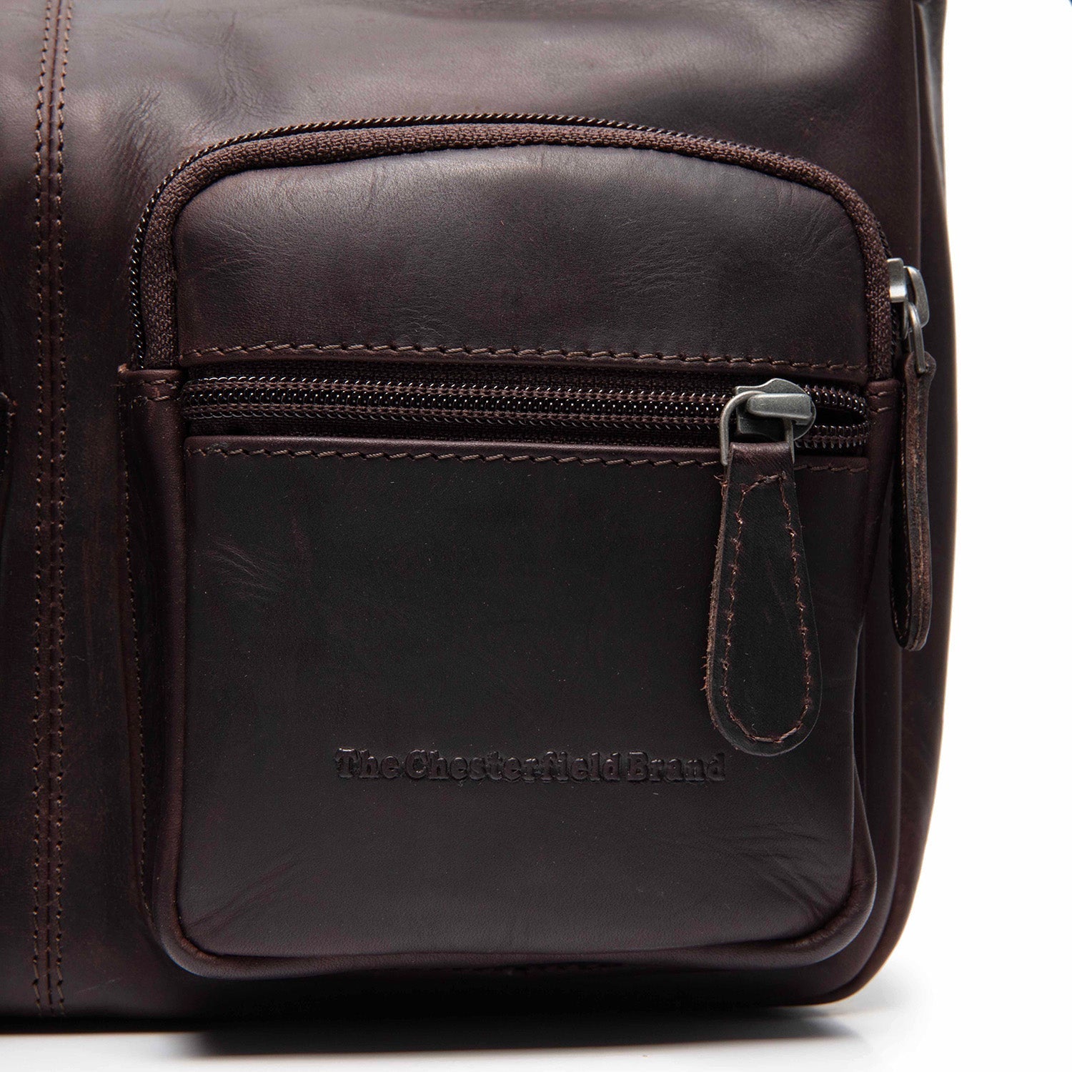 Brown Leather Crossbody Bag Valenora, product view 2