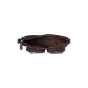 Brown Leather Crossbody Bag Valenora, product view 3