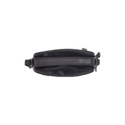 Black Leather Crossbody Bag Vionne, detail view 3