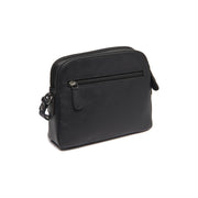 Black Leather Crossbody Bag Vionne, detail view 4