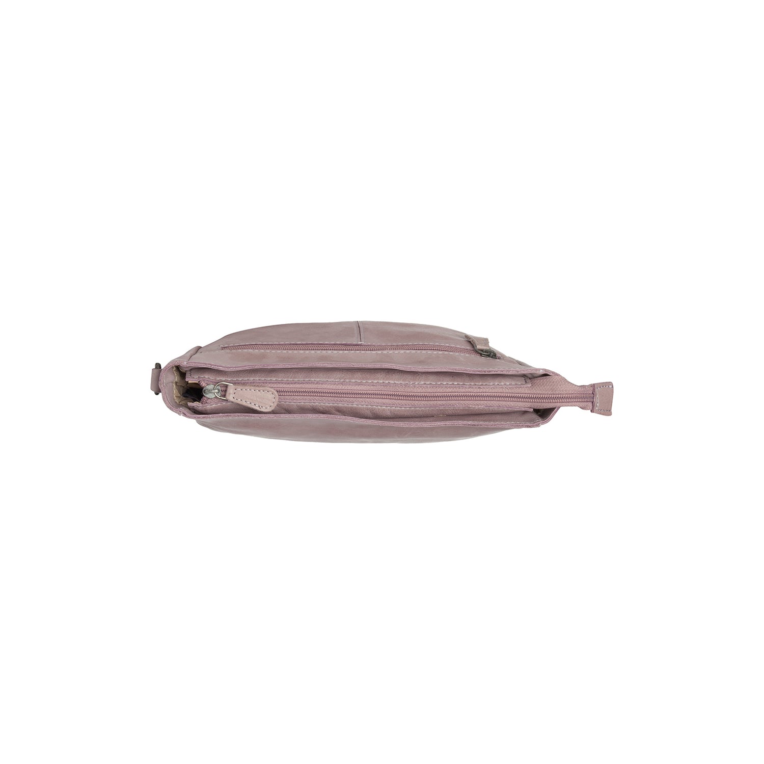 Lavender Lilac Leather Crossbody Bag Weimar, product view 3