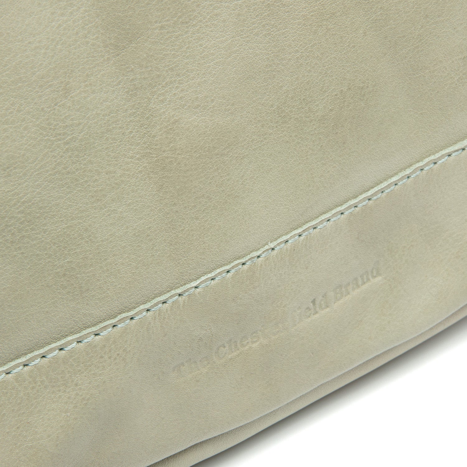 Ocean Green Leather Crossbody Bag Weimar, detail view 3