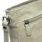 Ocean Green Leather Crossbody Bag Weimar, product view 2