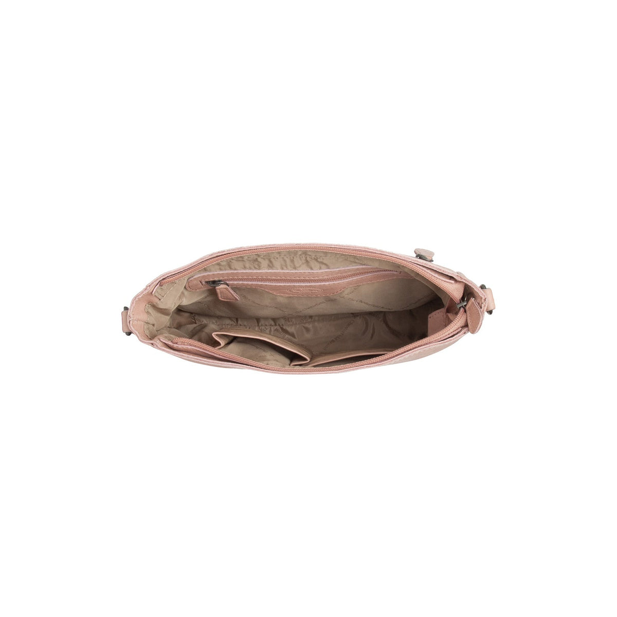 Vintage Rose Leather Crossbody Bag Weimar, detail view 1