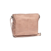 Vintage Rose Leather Crossbody Bag Weimar, front view