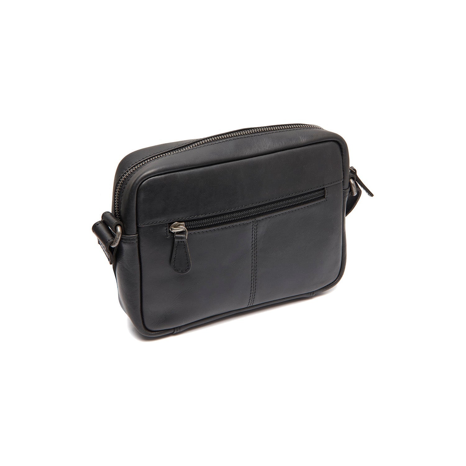 Black Leather Crossbody Bag Westmere, detail view 5