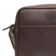Brown Leather Crossbody Bag Westmere, product view 2