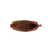 Cognac Leather Crossbody Bag Westmere, detail view 3