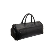 Black Leather Garment Bag Finlay, detail view 5