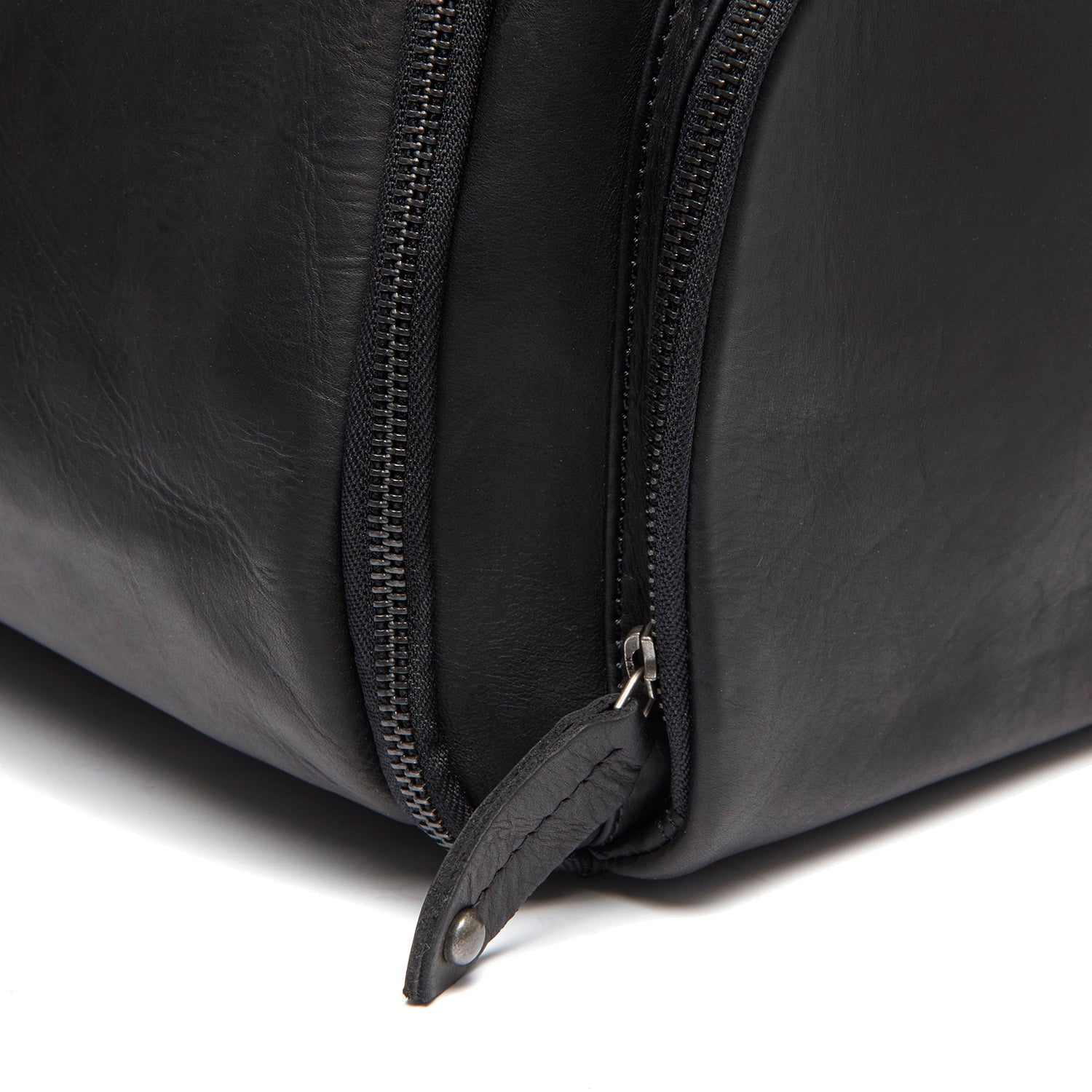 Black Leather Garment Bag Finlay, product view 3