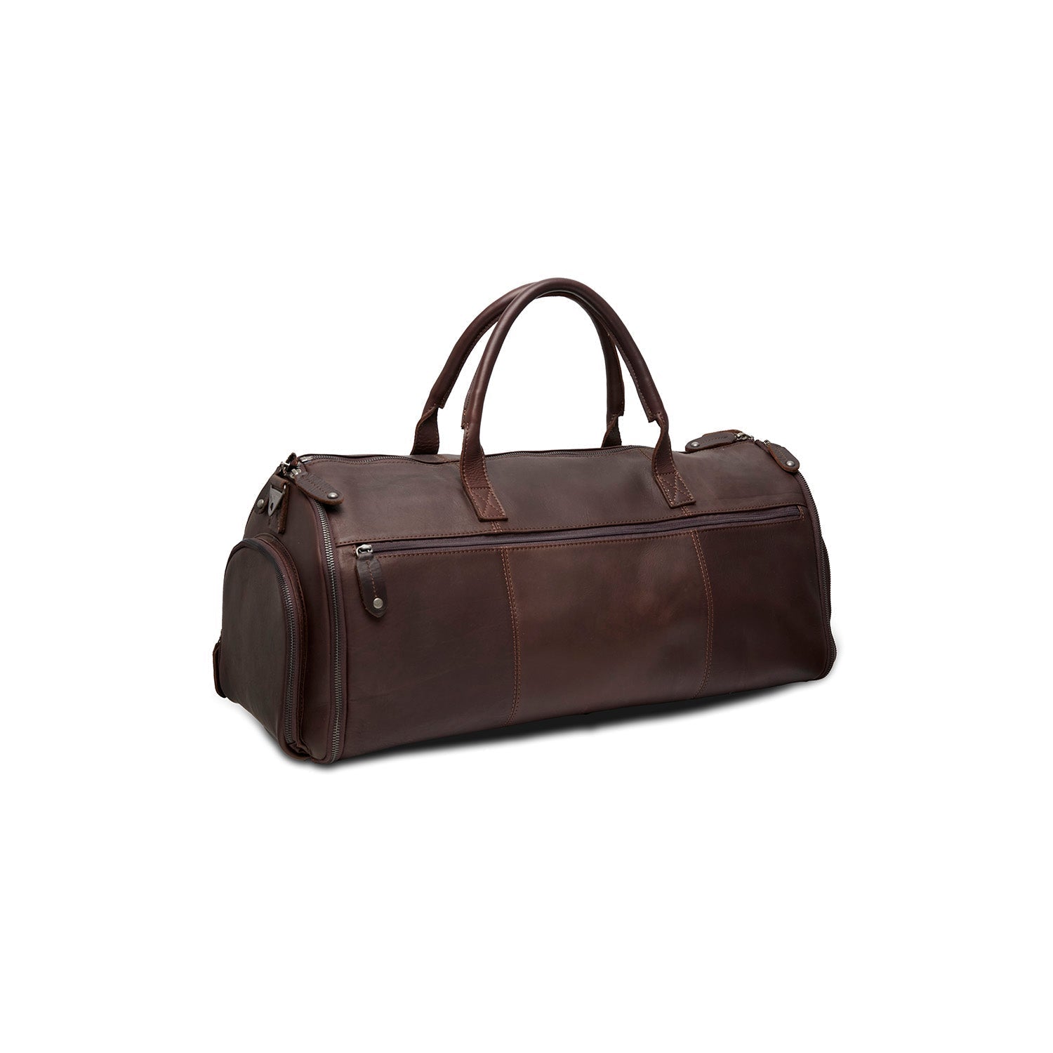 Brown Leather Garment Bag Finlay, detail view 5